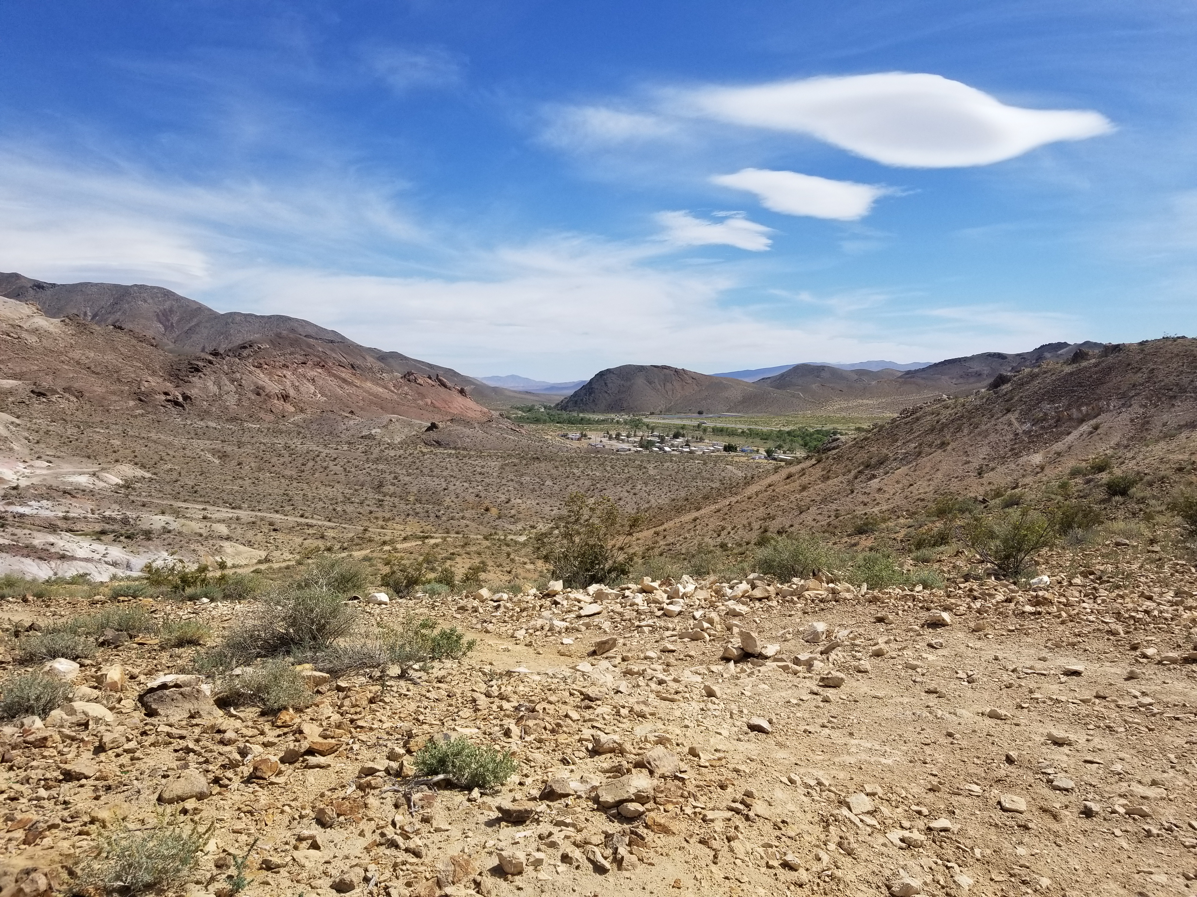 High desert scenery near Beatty